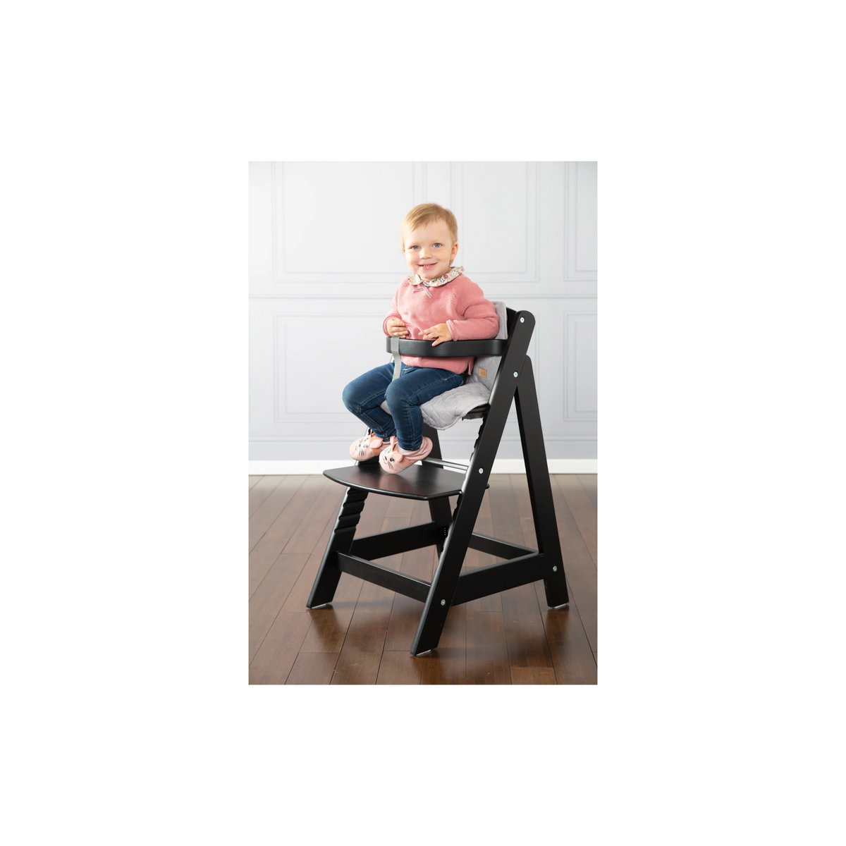 ROBA Treppenhochstuhl Sit Up in Schwarz, B/H/T: 44,5 x 80 x 54 cm - Bild 2