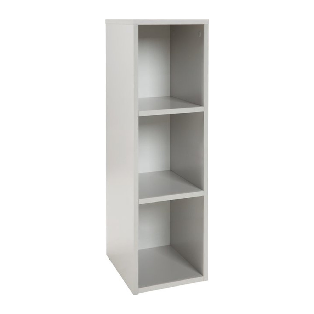ROBA Universalseitenregal für Baby- und Kinderzimmer in Grau, freistehend mit 2 Einlegeböden, H x B x T: 88,5 x 32 x 26,6 cm - Bild 1