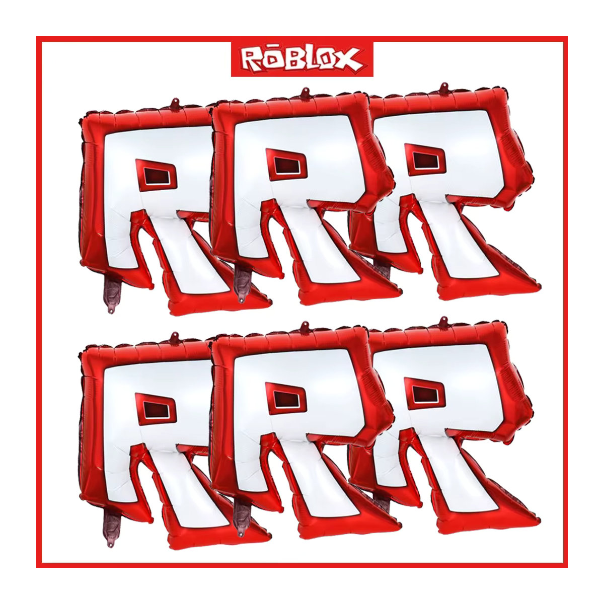 ROBLOX Folienballon Set für Kindergeburtstage, mehrfarbig, 2/4/6 Stück - Bild 6
