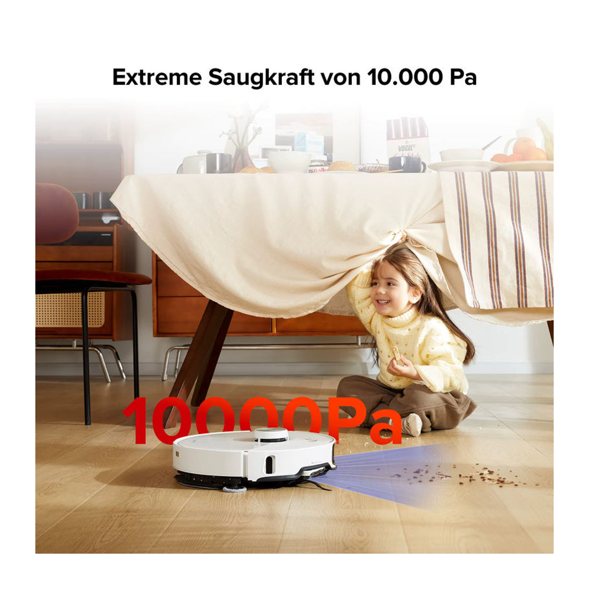 Roborock S8 MaxV Ultra Saugroboter mit Wischfunktion, Weiß, Generalüberholt - Bild 2
