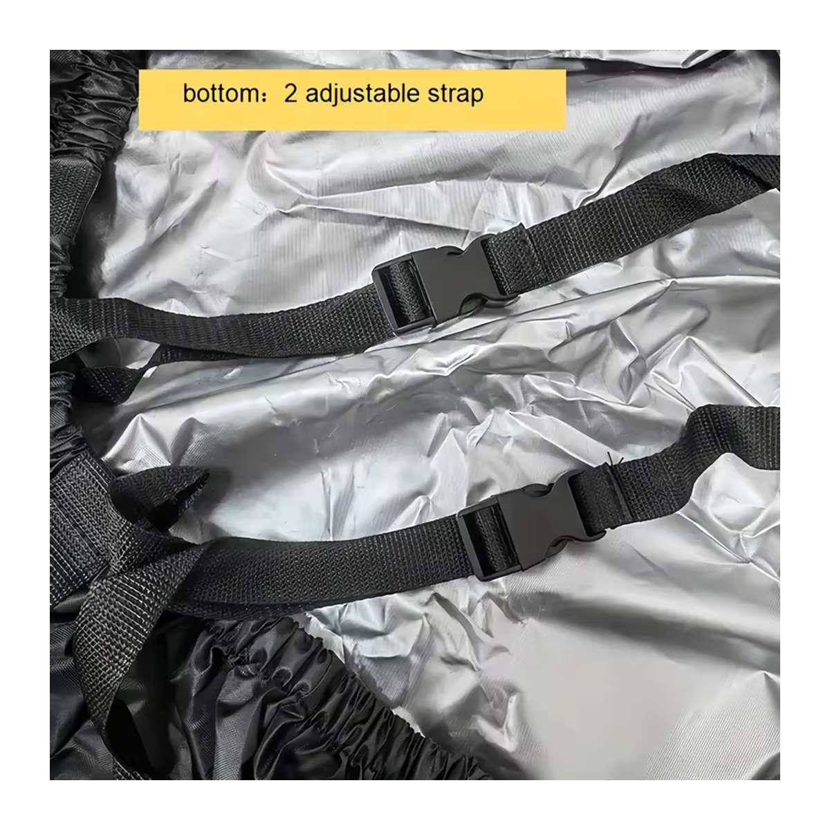 Robuste Pizzaofen-Abdeckung aus Oxford-Gewebe in Schwarz für 12 und 16 Zoll Modelle - Bild 6