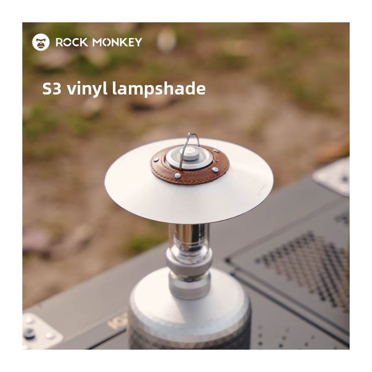 ROCK MONKEY Camping-Lampenschirm aus Aluminiumlegierung mit CD-Muster in Silber, passend für Rock Monkey S3 Time Capsule MINI - Bild 2