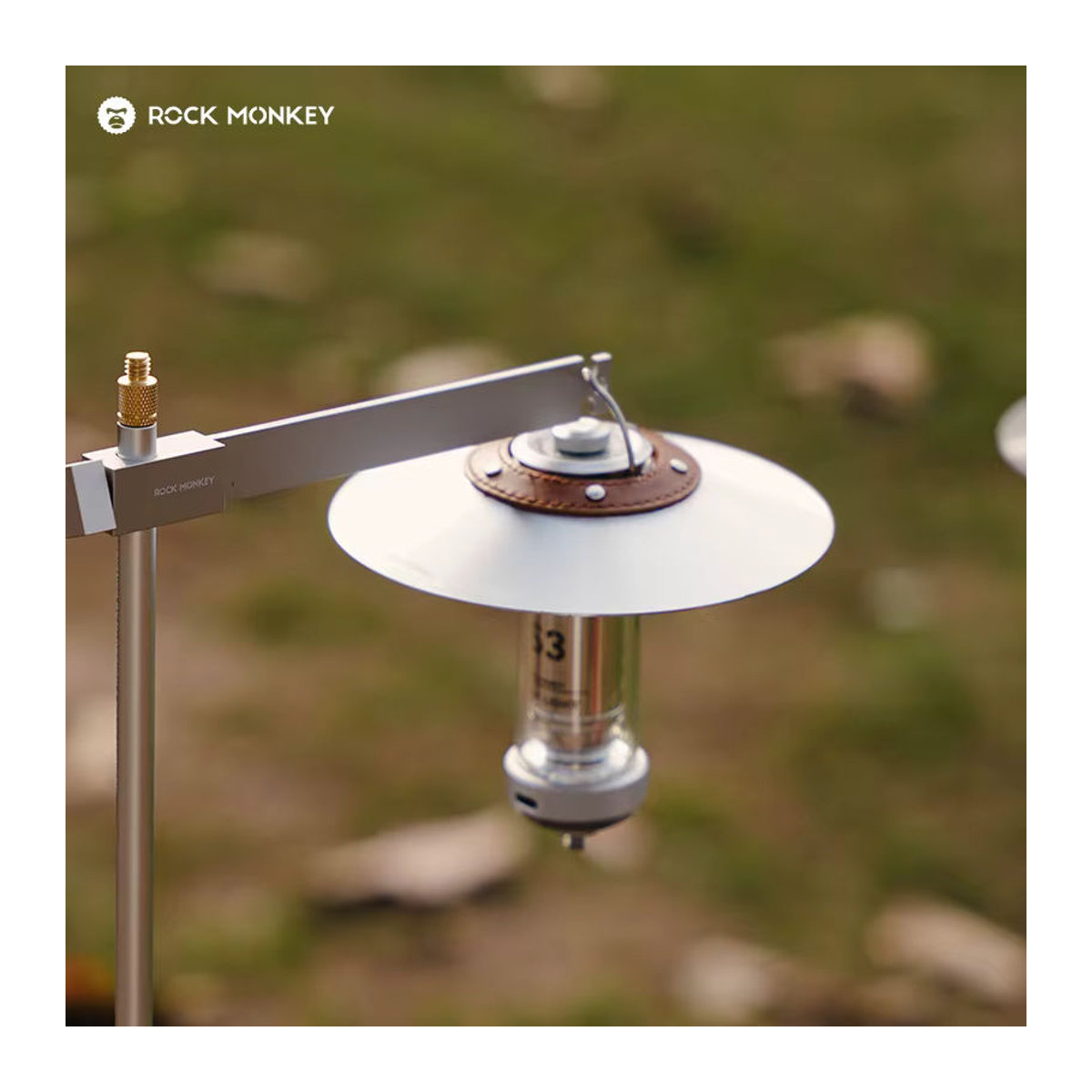 ROCK MONKEY Camping-Lampenschirm aus Aluminiumlegierung mit CD-Muster in Silber, passend für Rock Monkey S3 Time Capsule MINI - Bild 3