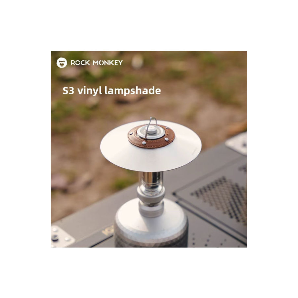 ROCK MONKEY Camping-Lampenschirm aus Aluminiumlegierung mit CD-Muster in Silber, passend für Rock Monkey S3 Time Capsule MINI - Bild 6