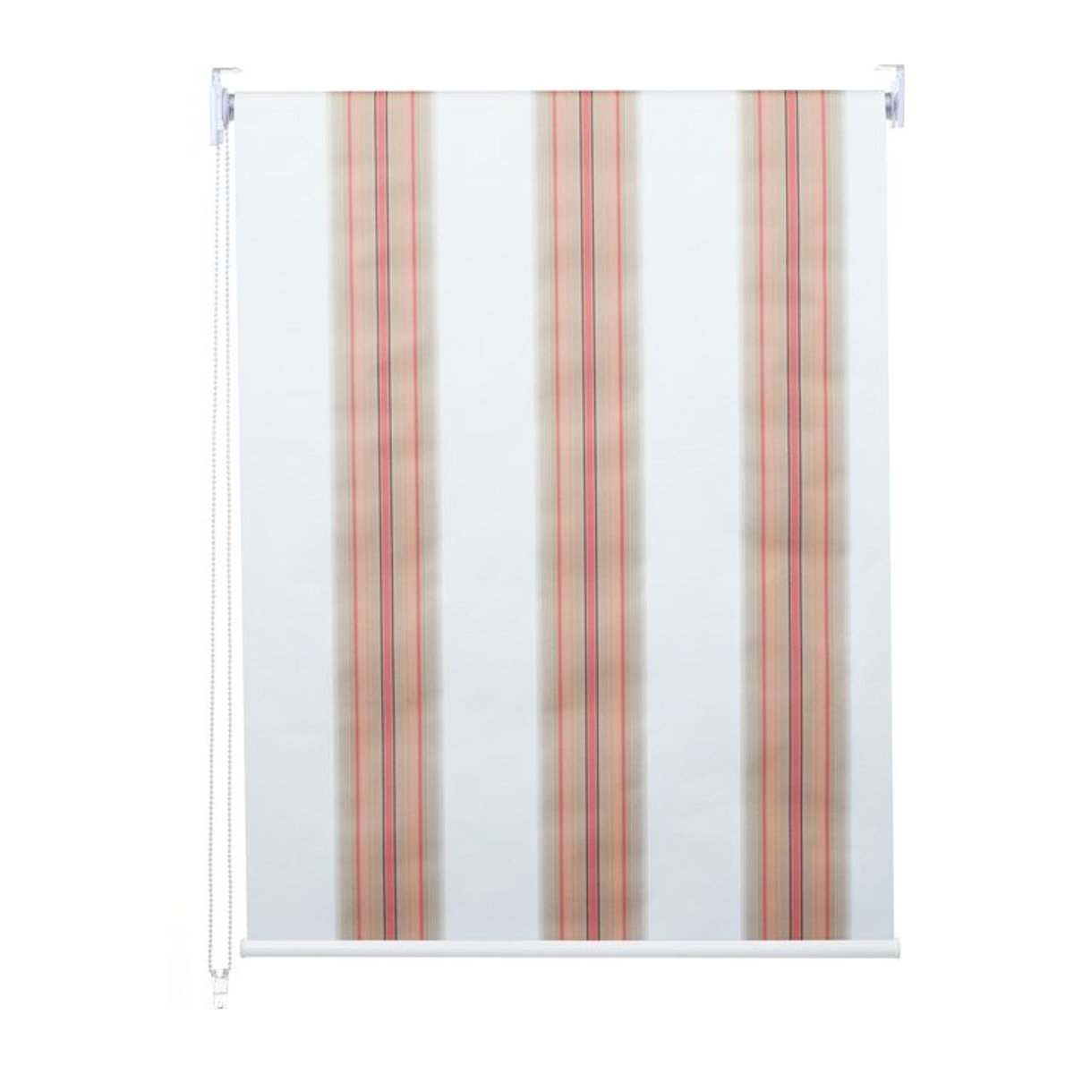 Rollo MCW-D52 Seitenzugrollo als blickdichte Jalousie zum Verdunkeln, B: 90 cm, H: 230 cm, Farben: Weiß, Rot, Beige - Bild 1