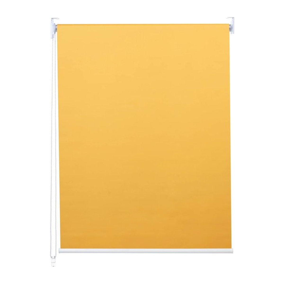 Rollo MCW-D52 Seitenzugrollo zur Verdunkelung als blickdichter Sonnenschutz, Gelb, B: 70 cm, H: 160 cm - Bild 1
