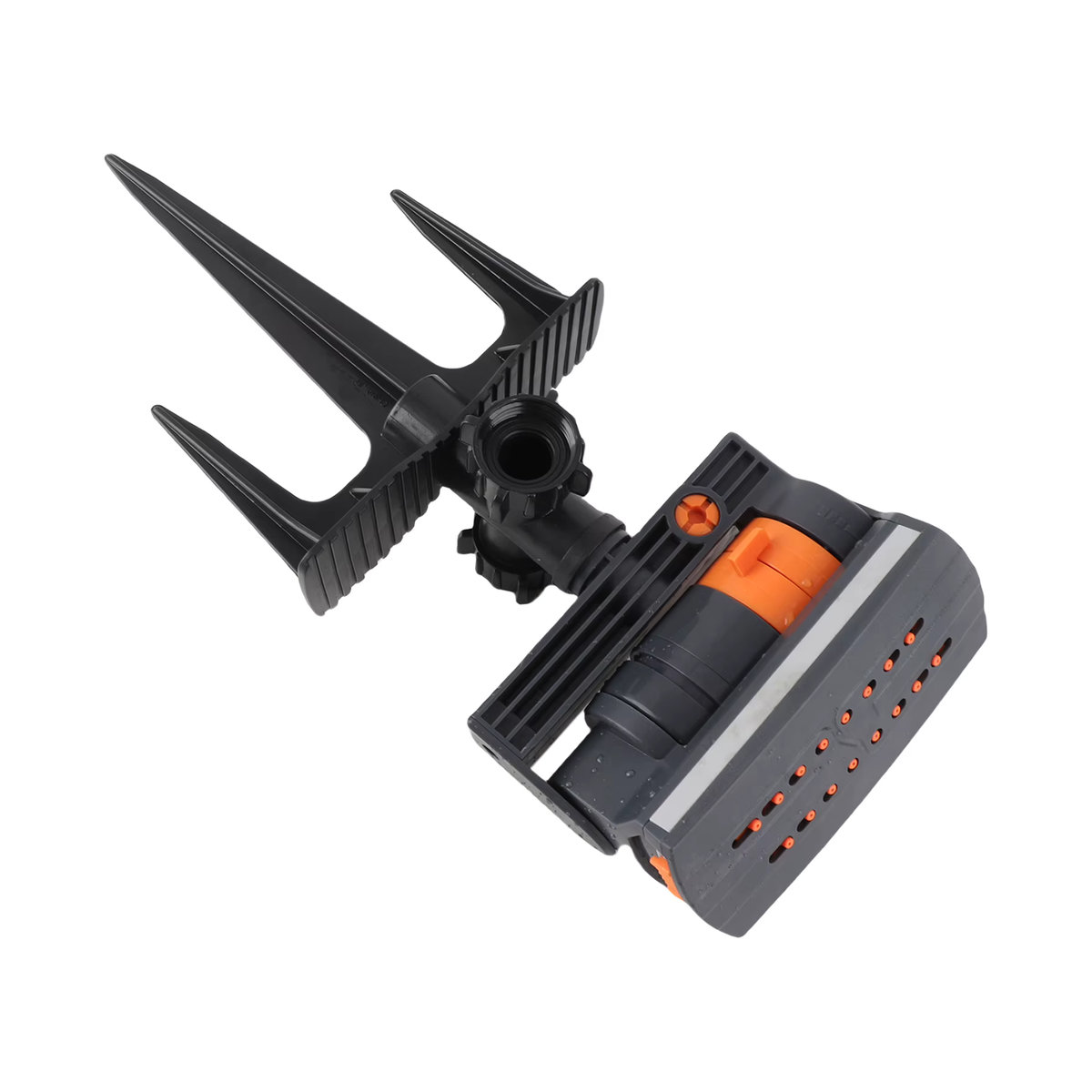 Romellar Automatischer Oszillierender Rasensprinkler mit 16 Löchern, Schwarz, Kunststoff, Rechteckig - Bild 2