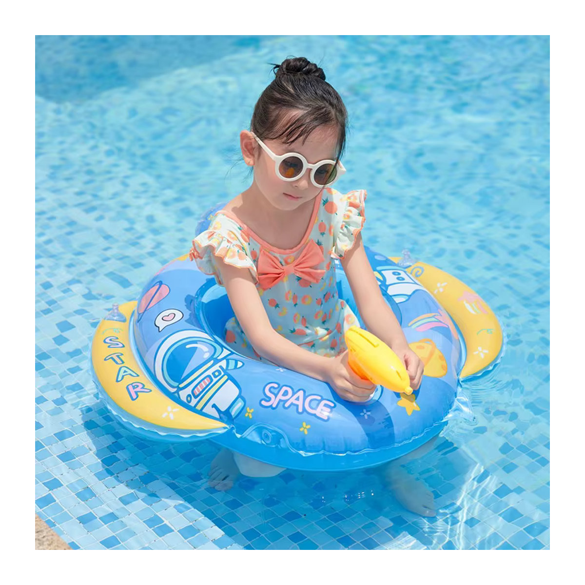 Rooxin Aufblasbarer Schwimmring für den Wassersport und Sommer im Pool - Bild 2