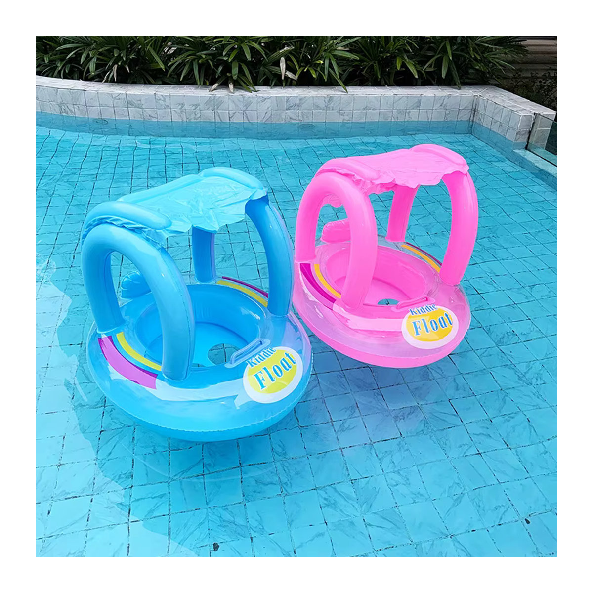 Rooxin Aufblasbarer Schwimmring Pool Float für Wassersport im Sommer - Bild 2