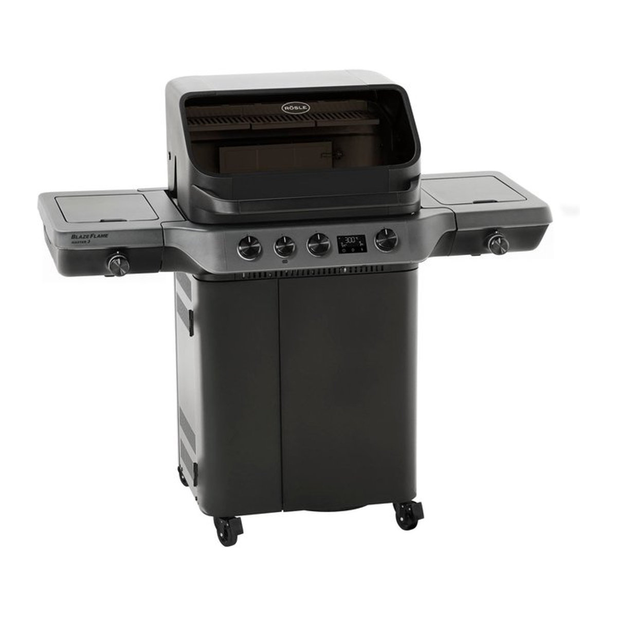Rösle Blazeflame Master 3 Gasgrill in Schwarz mit Gusseisen - Bild 1