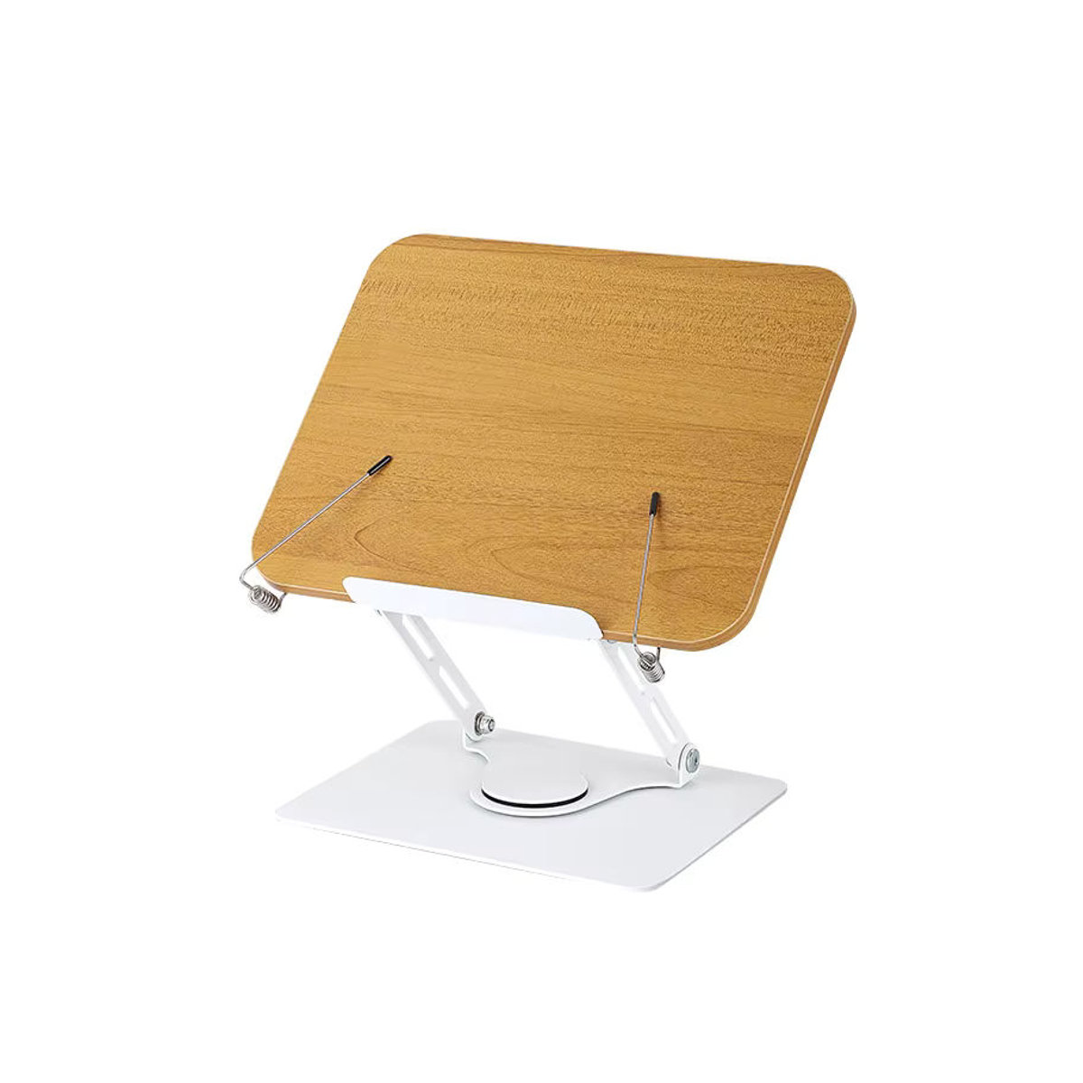 Rotary Multifunktionaler Buchständer und Tablet-Stützständer in Holzoptik und Schwarz für Kinder und Desktop - Bild 5