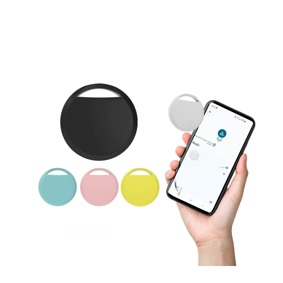 RSH Bluetooth GPS Tracker Smart Tag für Android und Google Find My Device App als Schlüssel Finder und Pet Locator in Weiß oder Bunt - Bild 7
