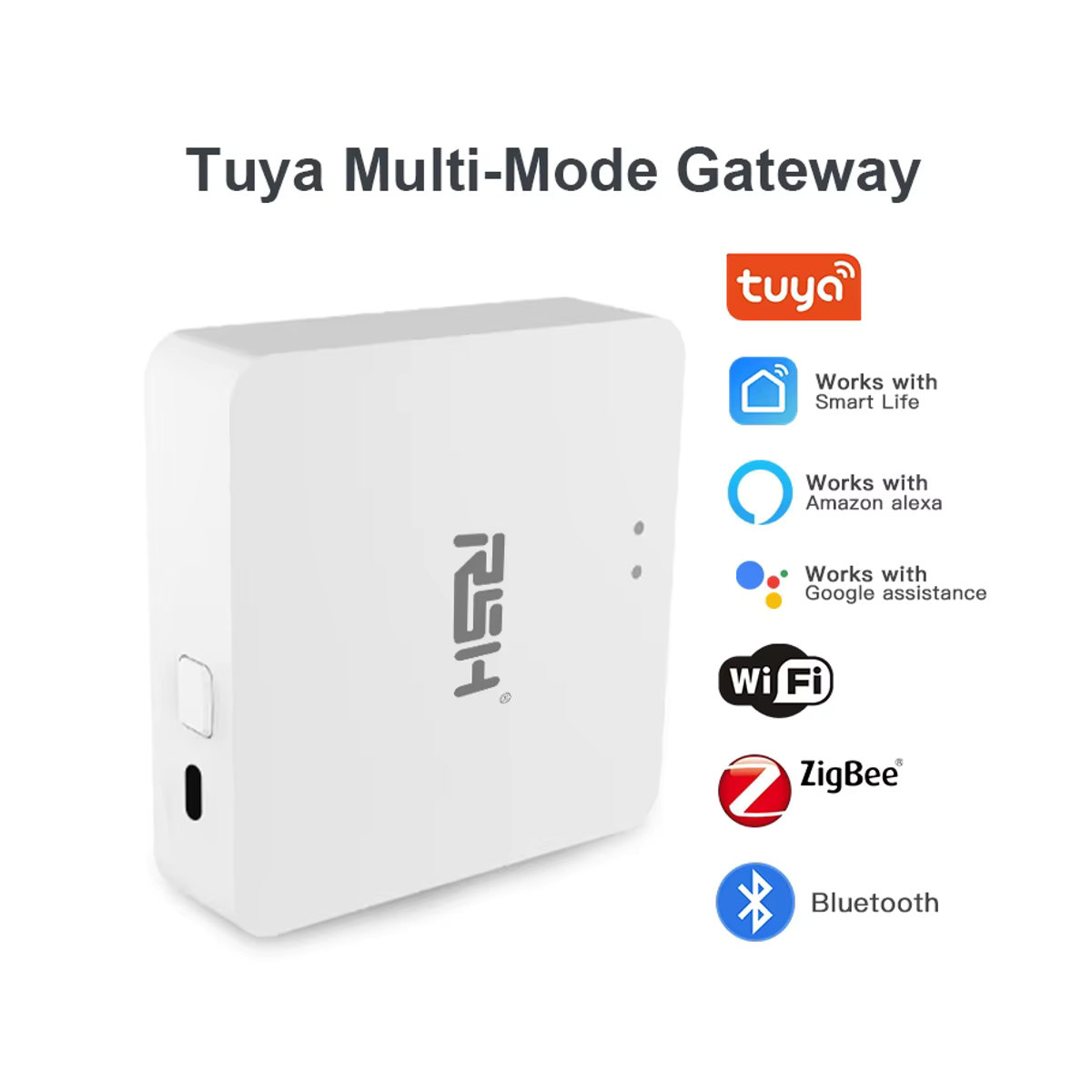 RSH Tuya Multi Mode ZigBee Bluetooth Gateway Hub Smart Home Brücke für Alexa und Google Home in Grau oder Weiß - Bild 2