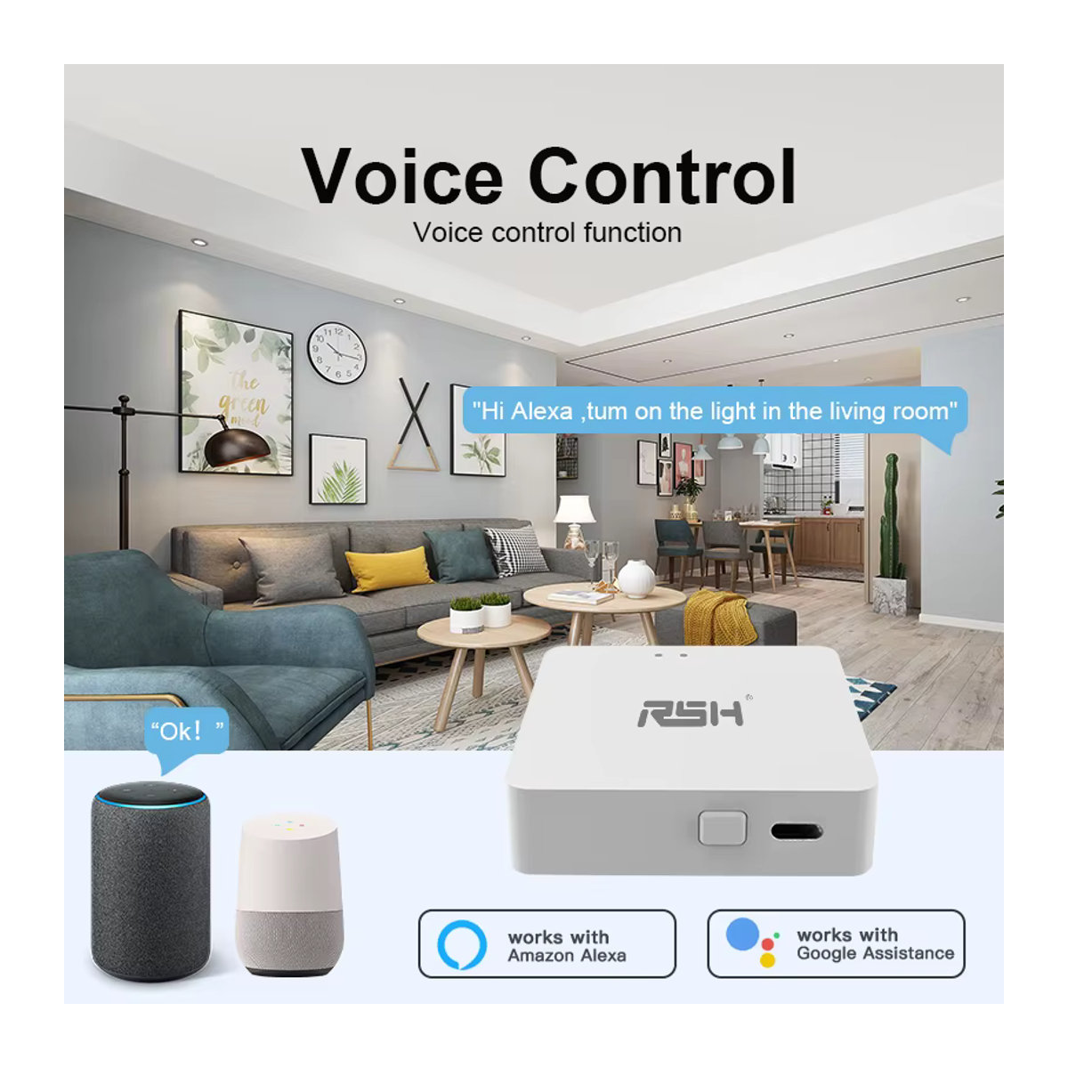 RSH Tuya Multi Mode ZigBee Bluetooth Gateway Hub Smart Home Brücke für Alexa und Google Home in Grau oder Weiß - Bild 4