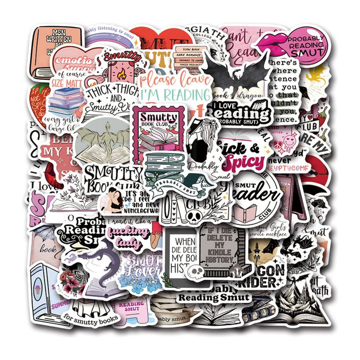 Rspctou Cartoon Bücher Aufkleber Set in Mehrfarbig für Notebook, Skateboard und Graffiti aus Papier - Bild 1