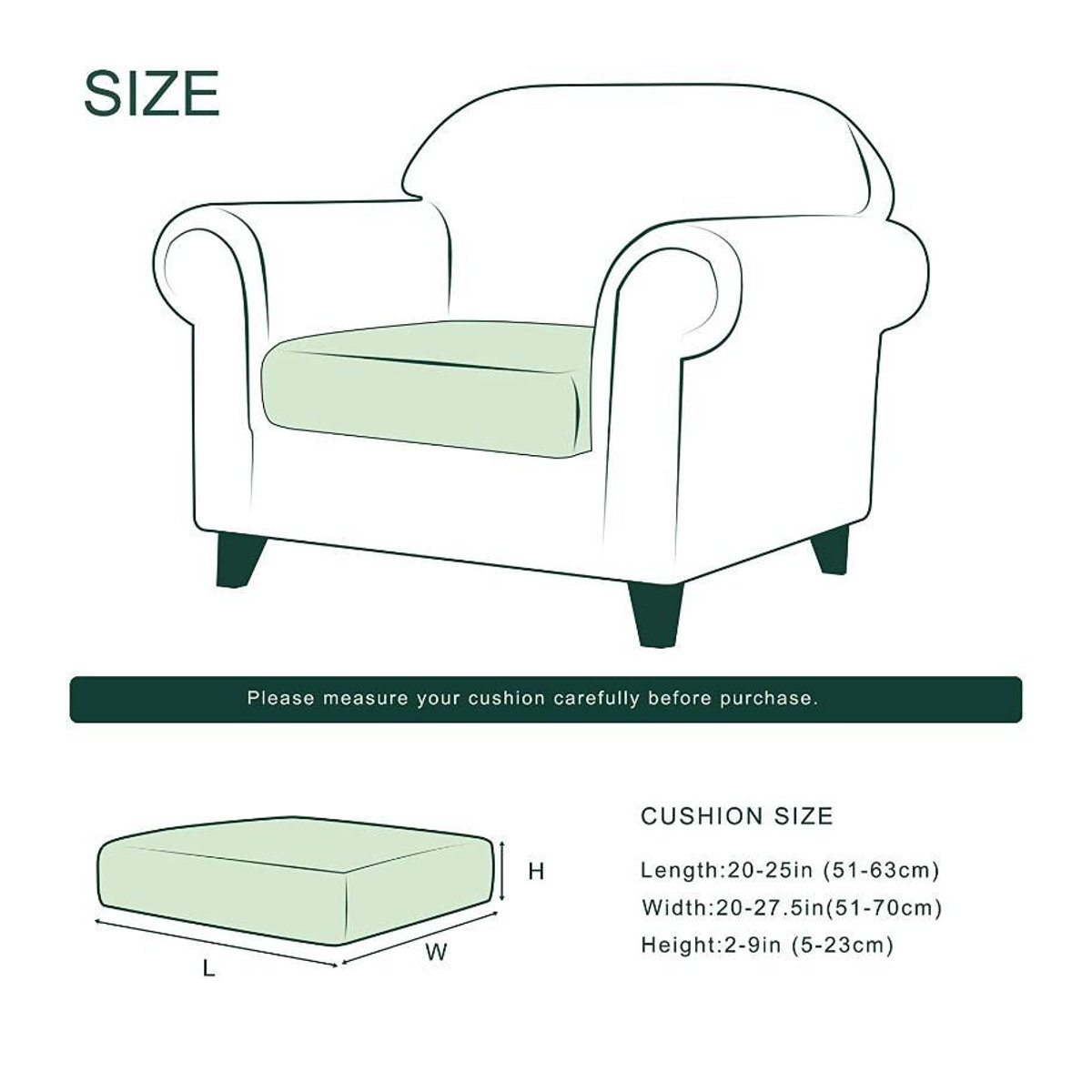 RTTIME Jacquard Sofa-Schonbezug aus wasserdichtem Spandex für Ecksofas in Cyanblau - Bild 6