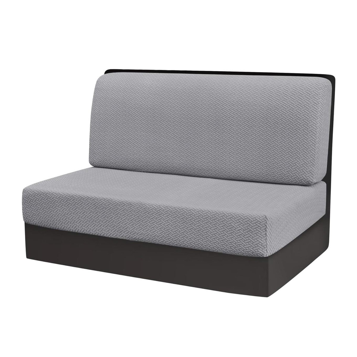 RTTIME Stretch-Jacquard-Kissenbezug für Wohnmobil-Essecke und Sofas, Cyanblau - Bild 3