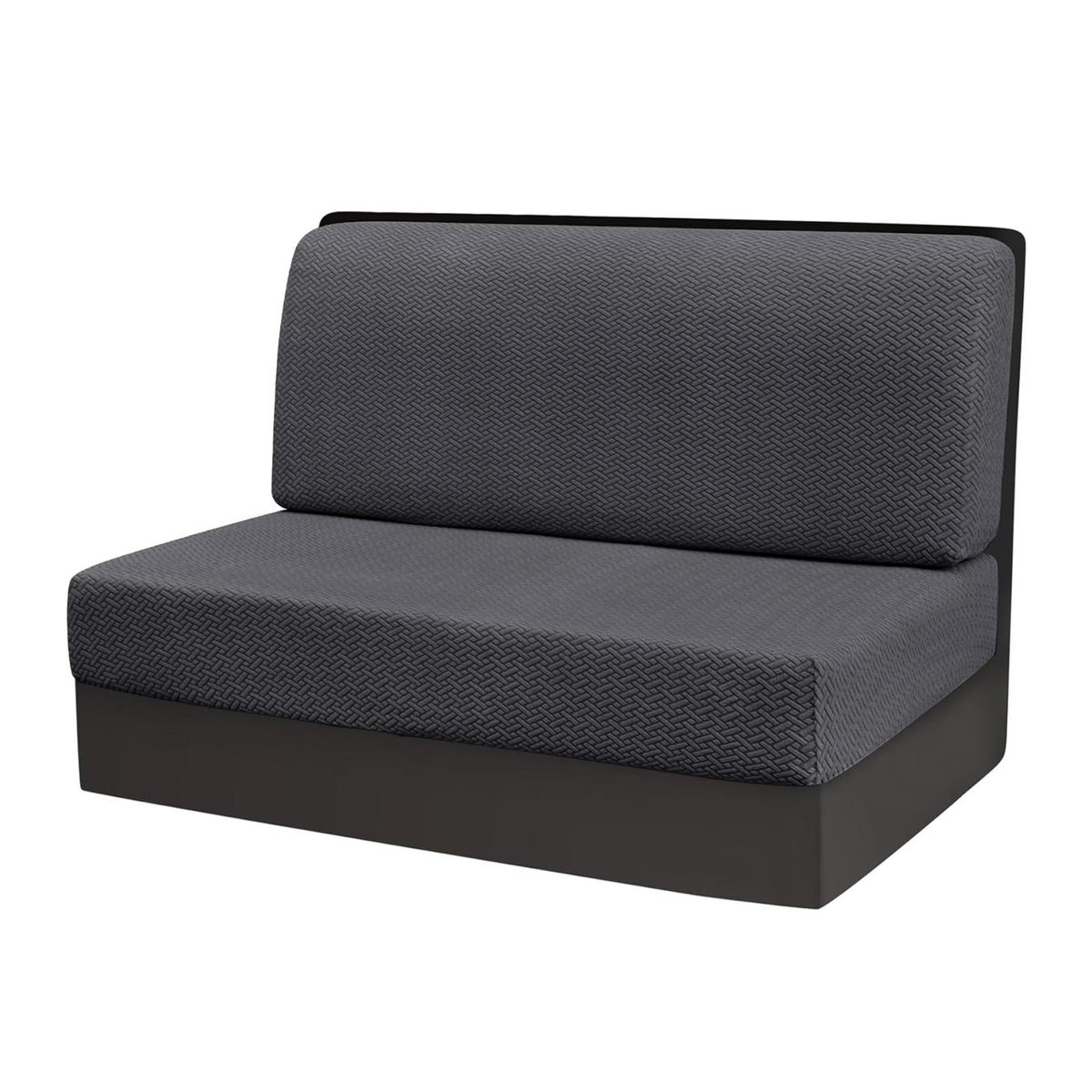 RTTIME Stretch-Jacquard-Kissenbezug für Wohnmobil-Essecke und Sofas, Cyanblau - Bild 5