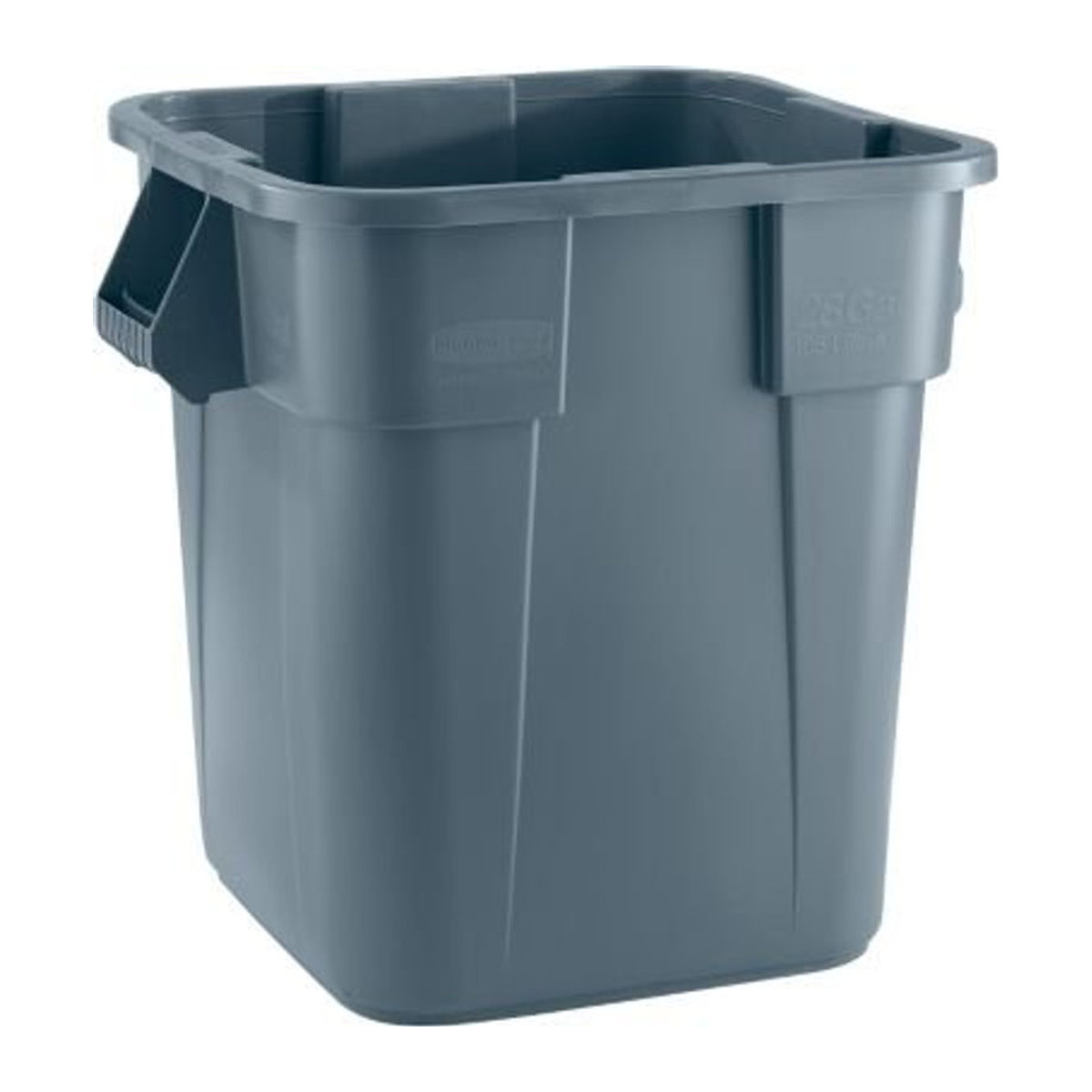 Rubbermaid Brute Wertstoffbehälter aus Kunststoff, eckig, 106 l, Grau - Bild 2