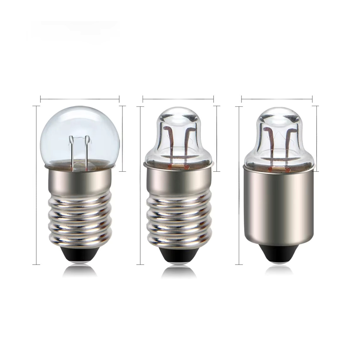 Ruiandsion 10er Set E10 B9 Halogen Lampen Warmweiß für Experimente und Taschenlampen - Bild 2