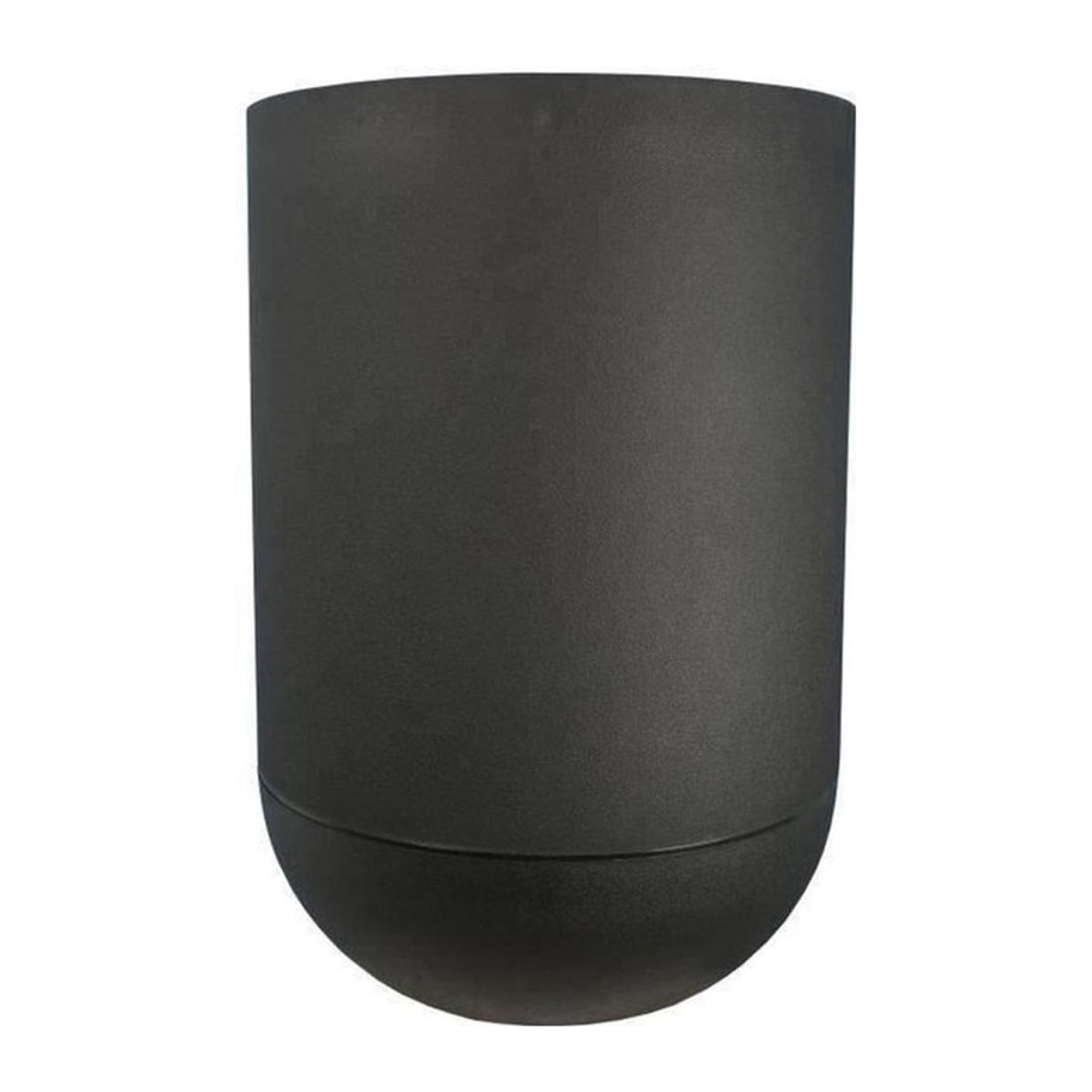 Rundes Blumengefäß RIVIERA Granit Tulip aus Kunststoff in Schwarz, Durchmesser: 50 cm, Höhe: 71 cm - Bild 1