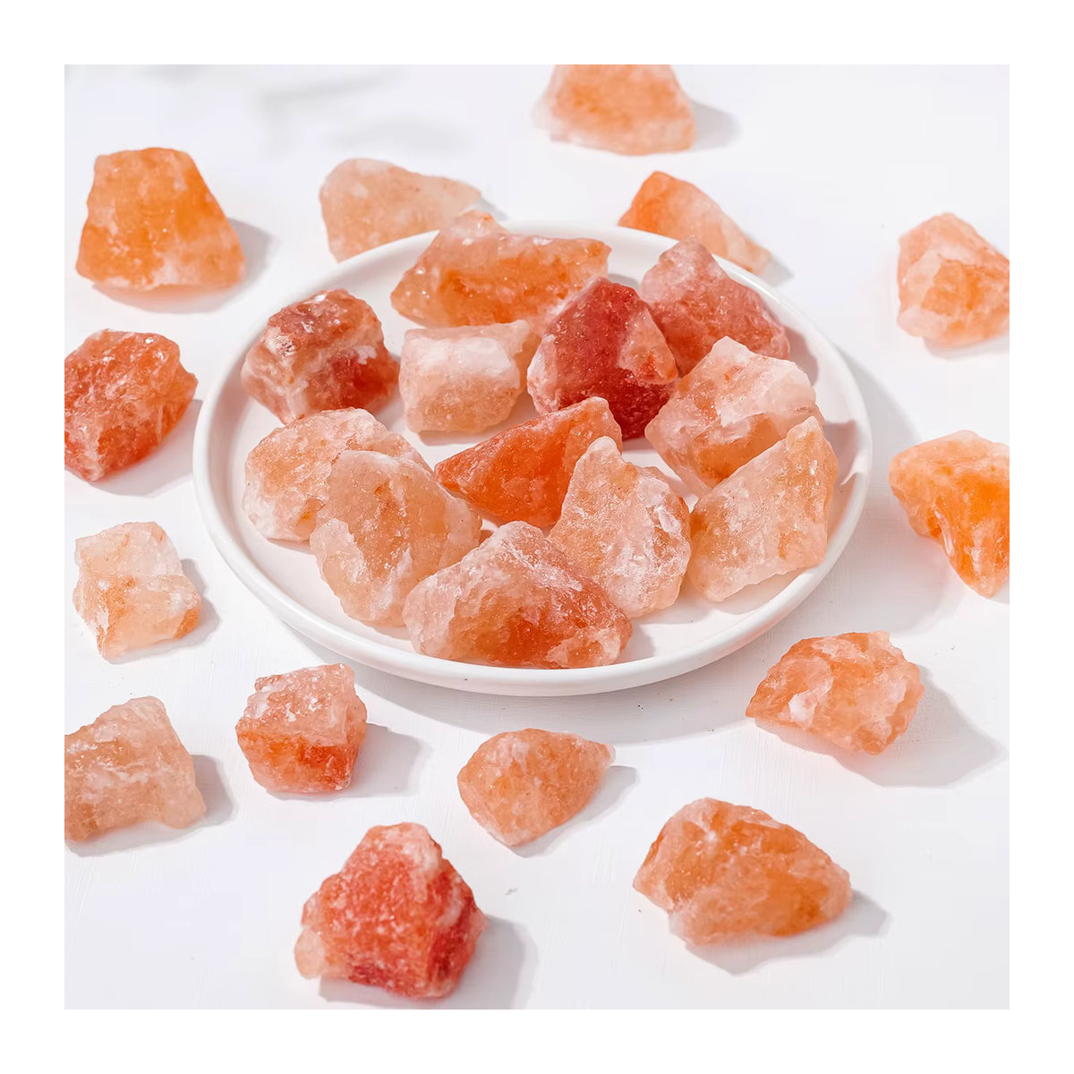 Runyangshi Himalaya Orange Salz Rohstein als natürlicher Kristall-Diffusor, 50 g pro Beutel - Bild 4