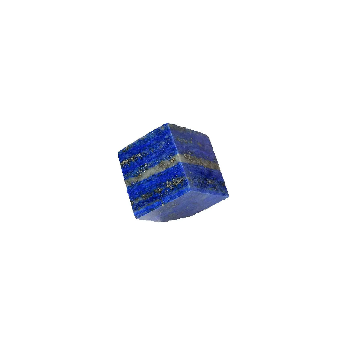 Runyangshi Lapis Lazuli Kristall Stein in Blau mit einzigartigem Muster als dekoratives Ornament - Bild 7