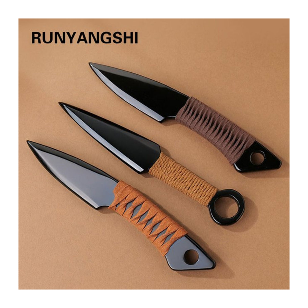 Runyangshi Natürlicher Obsidian Kristall Stein in Schwarz für Handwerk und Dekoration - Bild 1