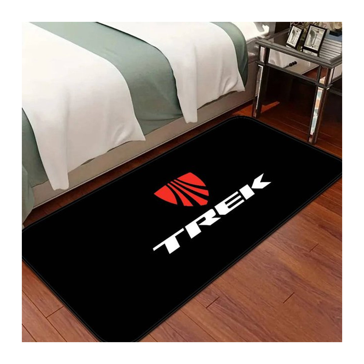 Rutschfeste T-Treks Bike Logo Küchenmatte in Schwarz - Bild 1
