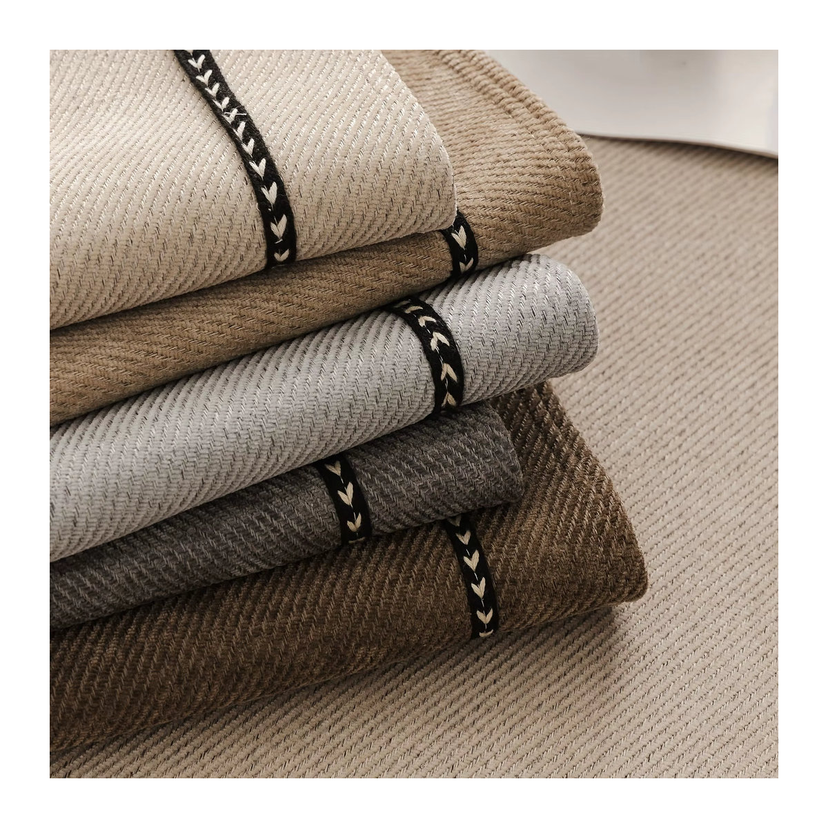 Rutschfester Chenille-Sofabezug im Vintage-Stil für Ein- bis Vier-Sitzer, haustierfreundlich und universell einsetzbar, erhältlich in Grau und Braun - Bild 2