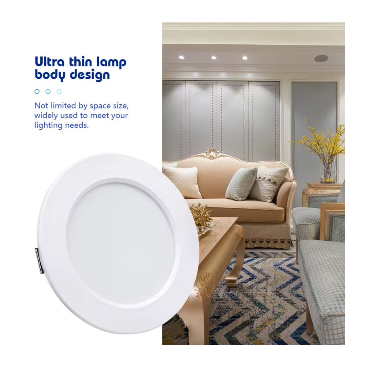 RXMAX LED Einbaustrahler aus Aluminium in Weiß, minimalistisches Design - Bild 3