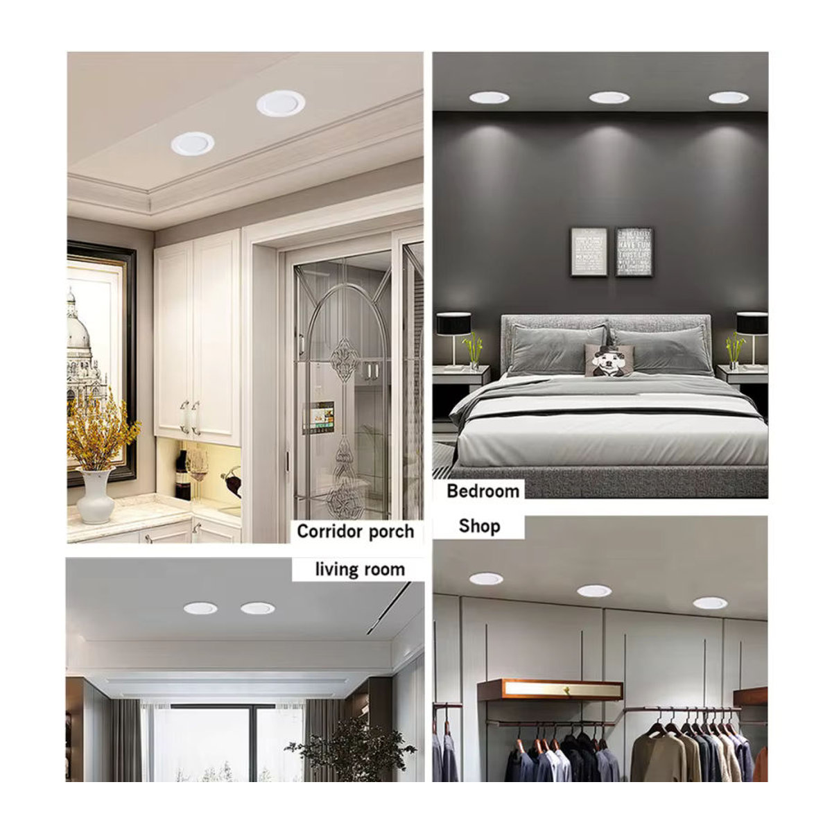 RXMAX LED Einbaustrahler aus Aluminium in Weiß, minimalistisches Design - Bild 5