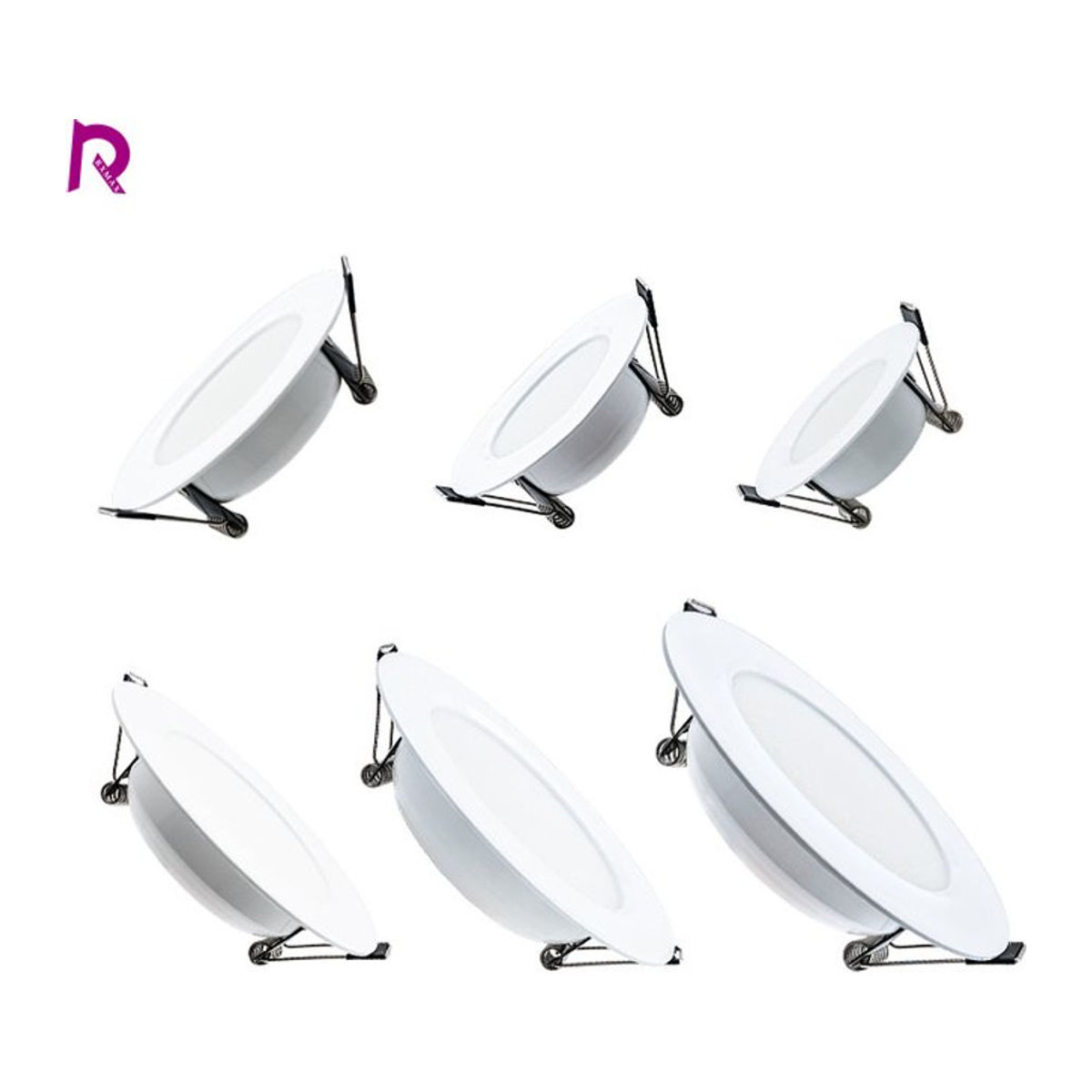 RXMAX LED Einbaustrahler Wasserdicht aus Aluminium in Weiß mit Warmweiß oder Kaltweiß Optionen - Bild 1