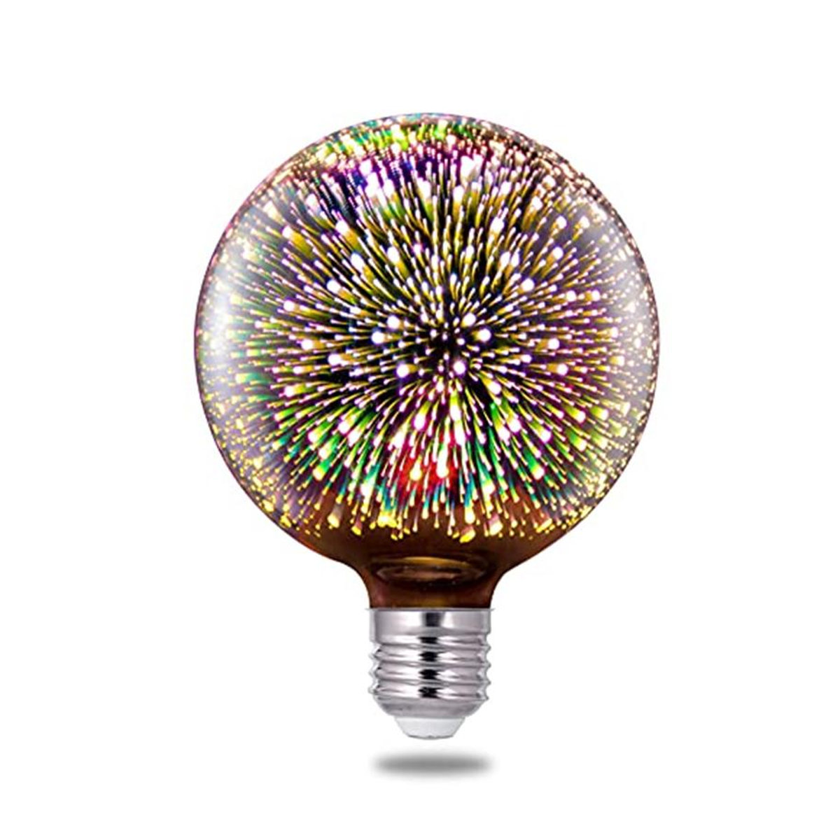 Rybakov Home Lighting 3D-Feuerwerk LED-Glühbirne E27 Retro-Edison-Lampe aus Glas in Warmweiß - Bild 5