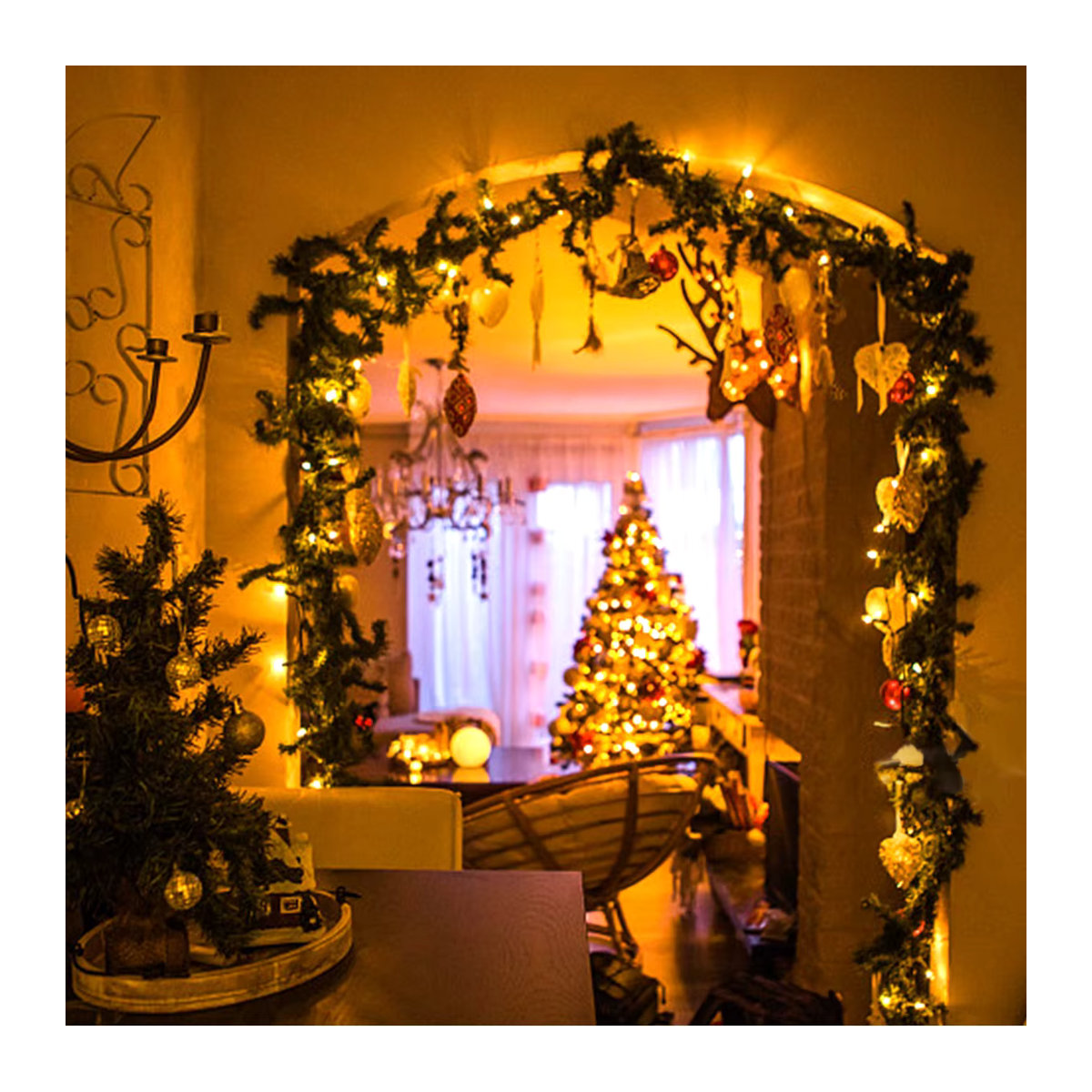 Rybakov LED Fee String Light mit 8 Modi für Garten und Outdoor als Weihnachts- und Halloween Dekoration - Bild 3