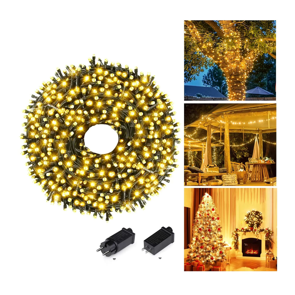 Rybakov LED Fee String Light mit 8 Modi für Garten und Outdoor als Weihnachts- und Halloween Dekoration - Bild 7