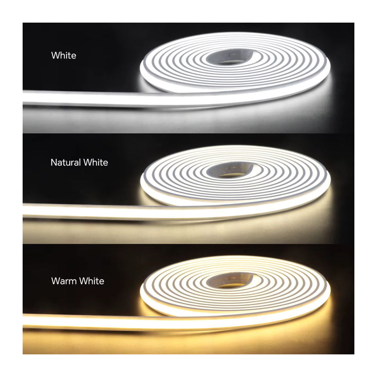 Rybakov Minimalistische COB-LED-Streifen Neonlicht mit Touch-Schalter und Sensor für Schrank und Waschtisch - Bild 6