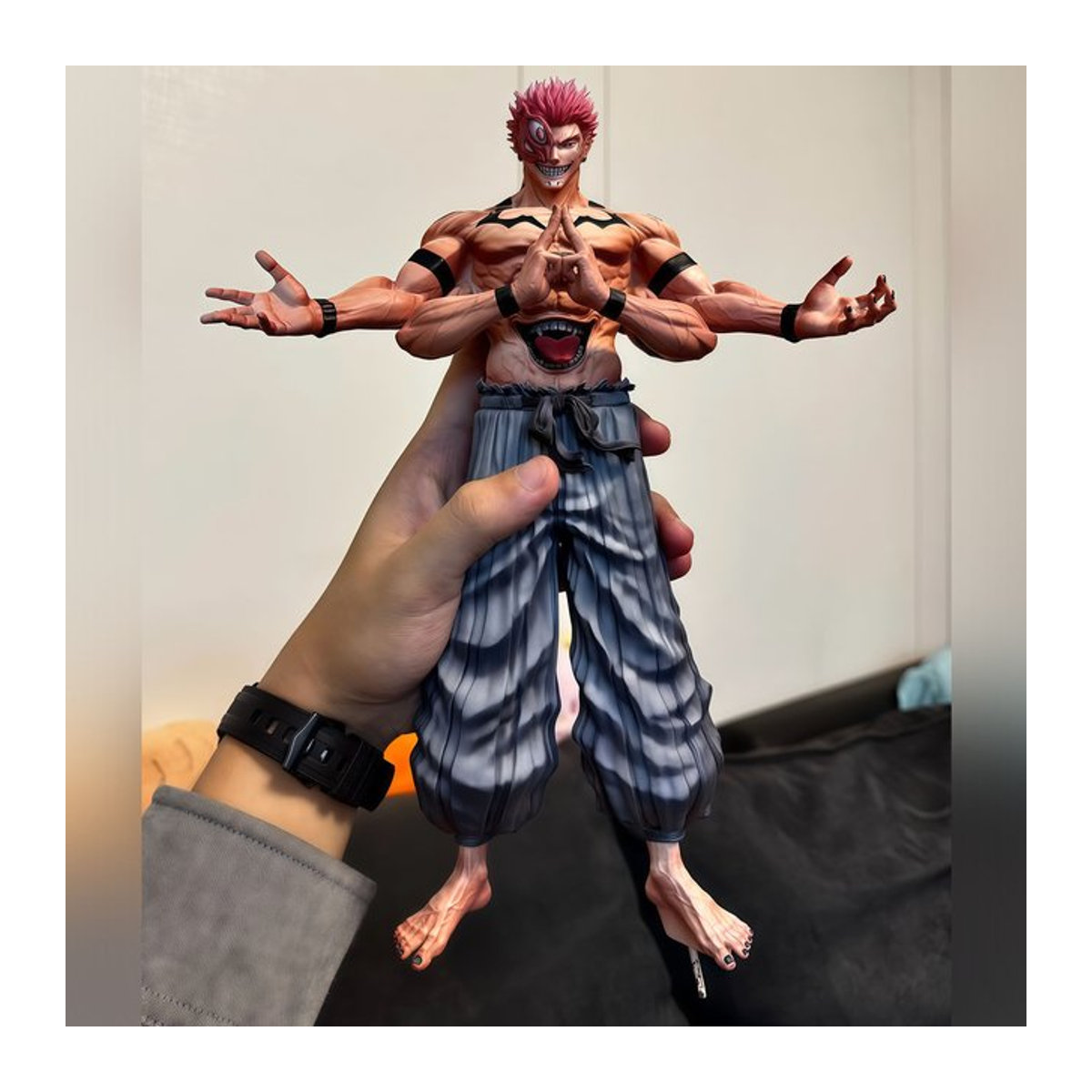 Ryomen Sukuna Figur aus Jujutsu Kaisen von Bandai, mehrfarbige Sammlerstatue aus Kunststoff - Bild 1
