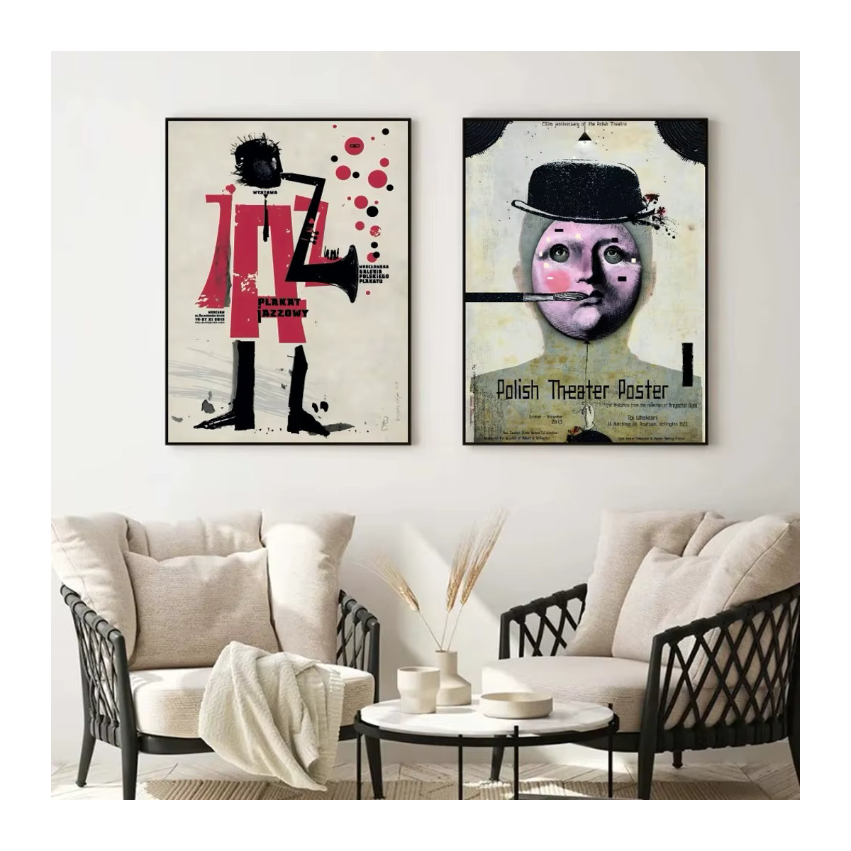 Ryszard Kaja Artworks Polnisches Poster Mehrfarbig als Wanddekoration aus Papier - Bild 4