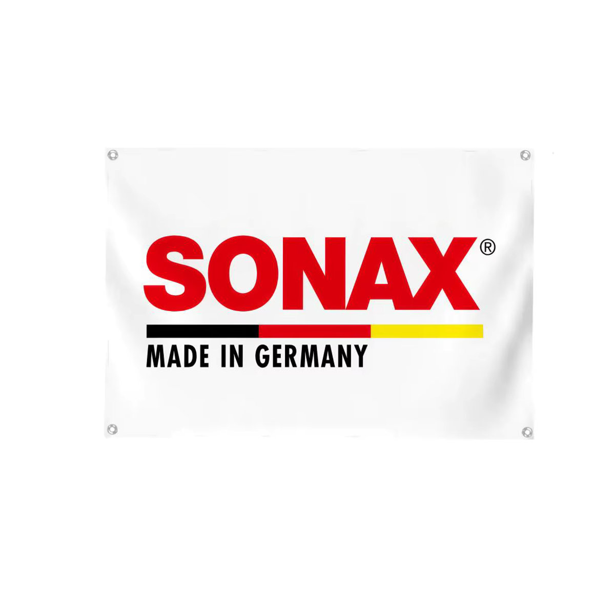 S-SONAXs Individuell gestaltbare Flagge in Schwarz und Weiß, rechteckig, Textil, B/H: 120 x 80 cm - Bild 4