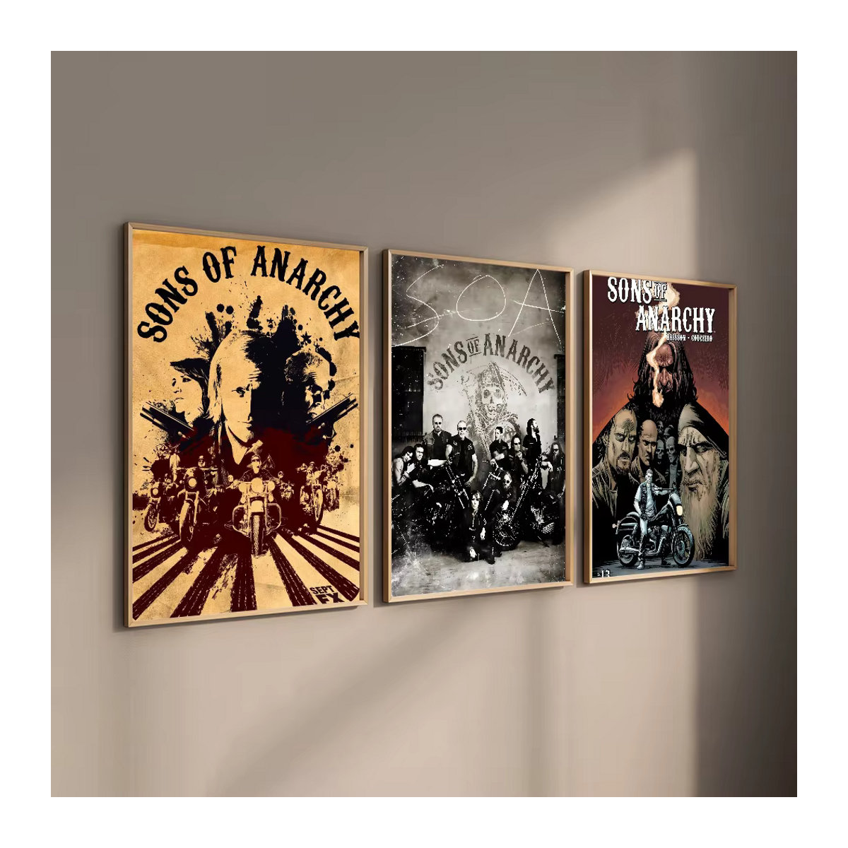 S-Sons of A-Anarchy Poster als mehrfarbige Wandkunst im Vintage-Stil für deine Wandmontage - Bild 5