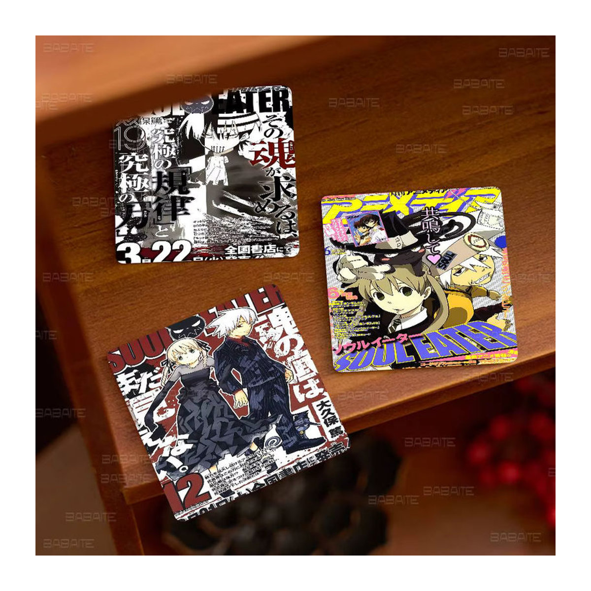 S-Soul E-Eater Anime personalisierte Foto-Kühlschrankmagnete in mehrfarbigem Design - Bild 2
