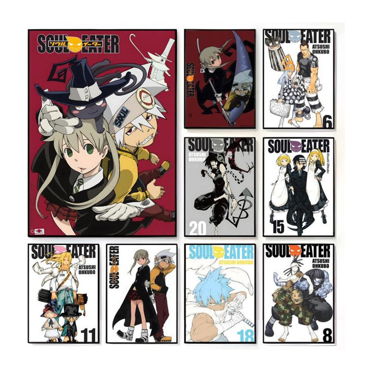 S-Soul E-Eater Anime Poster mehrfarbig schwarz als Wandbild für dein Kinderzimmer - Bild 1