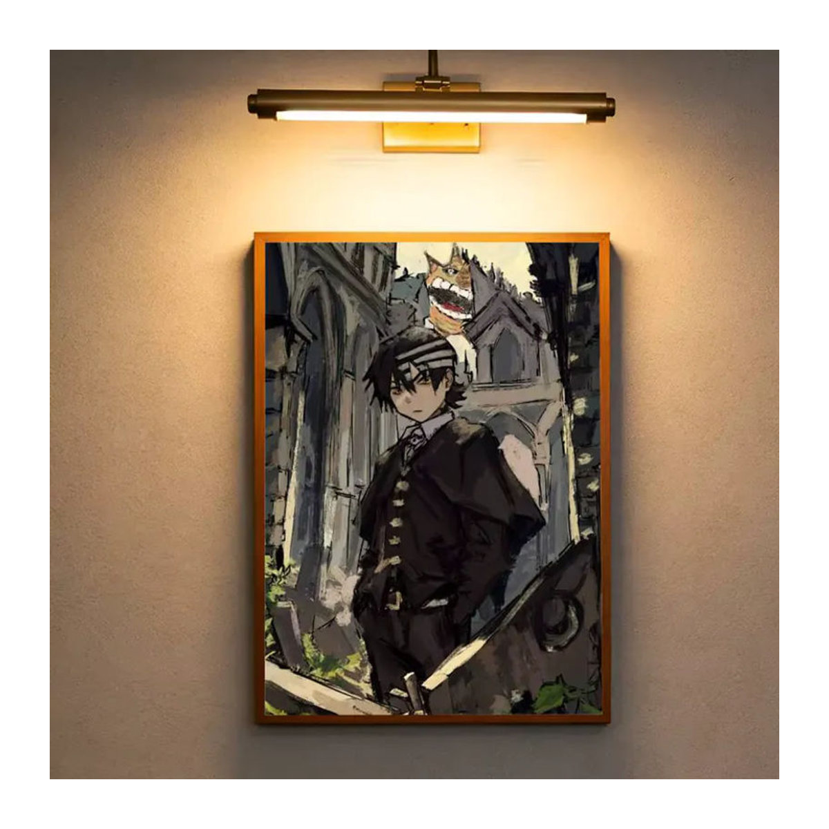S-Soul E-Eater Anime Premium Wandaufkleber Mehrfarbig Rechteckiges Selbstklebendes Poster in HD-Druck für Deine Heim- und Gewerbedekoration - Bild 2