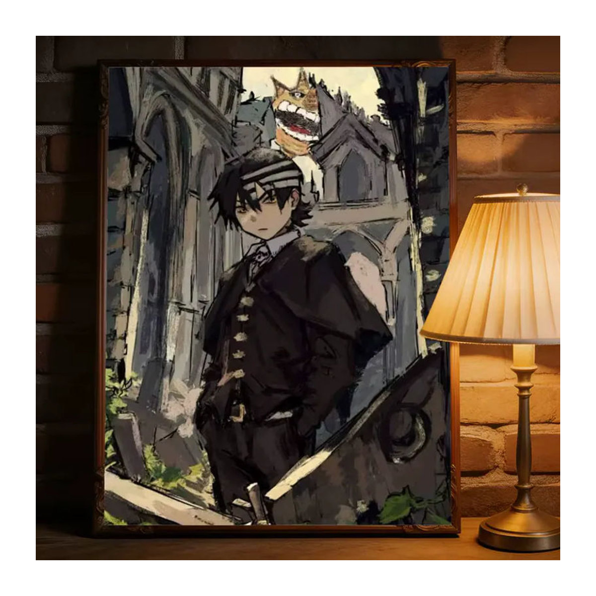 S-Soul E-Eater Anime Premium Wandaufkleber Mehrfarbig Rechteckiges Selbstklebendes Poster in HD-Druck für Deine Heim- und Gewerbedekoration - Bild 4
