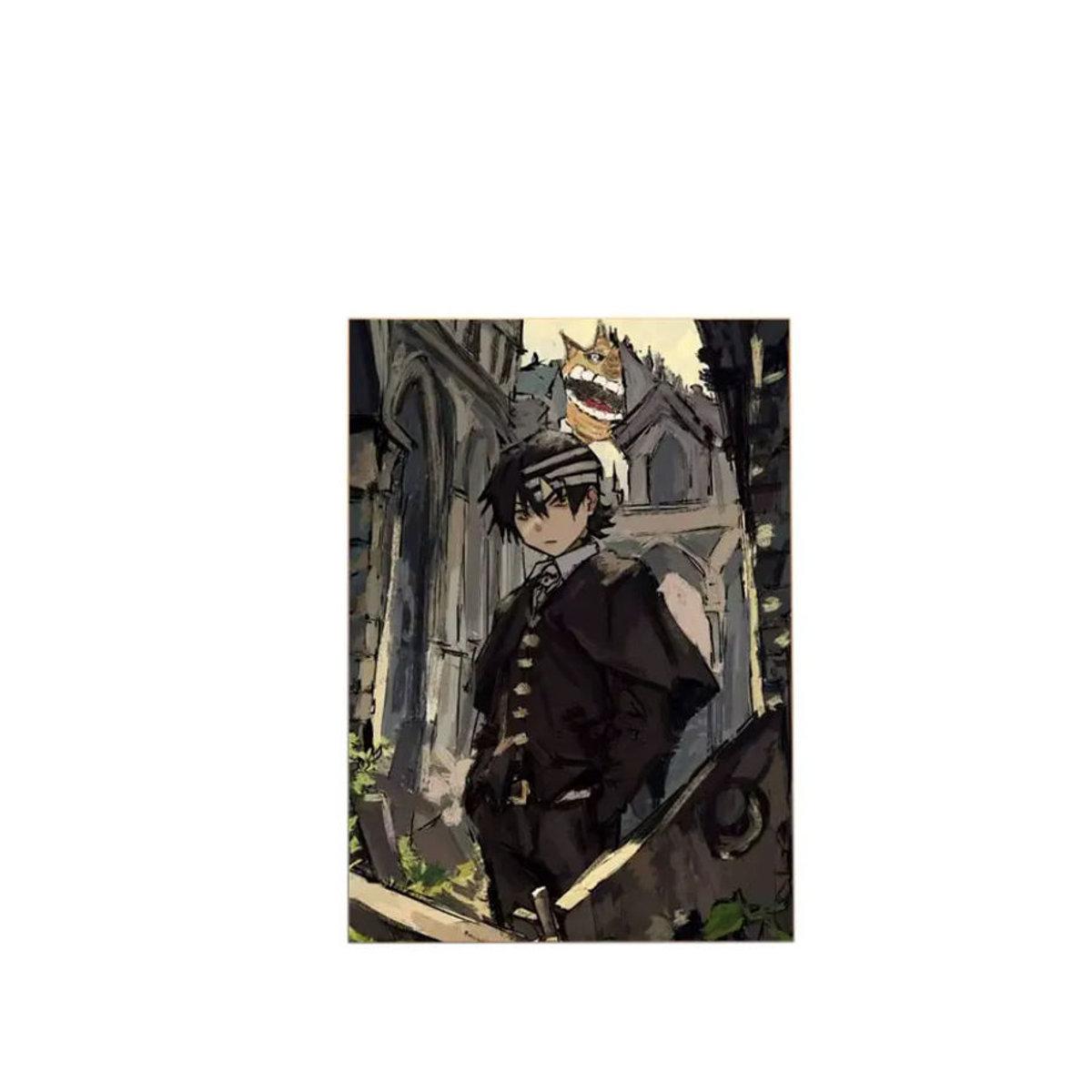 S-Soul E-Eater Anime Premium Wandaufkleber Mehrfarbig Rechteckiges Selbstklebendes Poster in HD-Druck für Deine Heim- und Gewerbedekoration - Bild 5