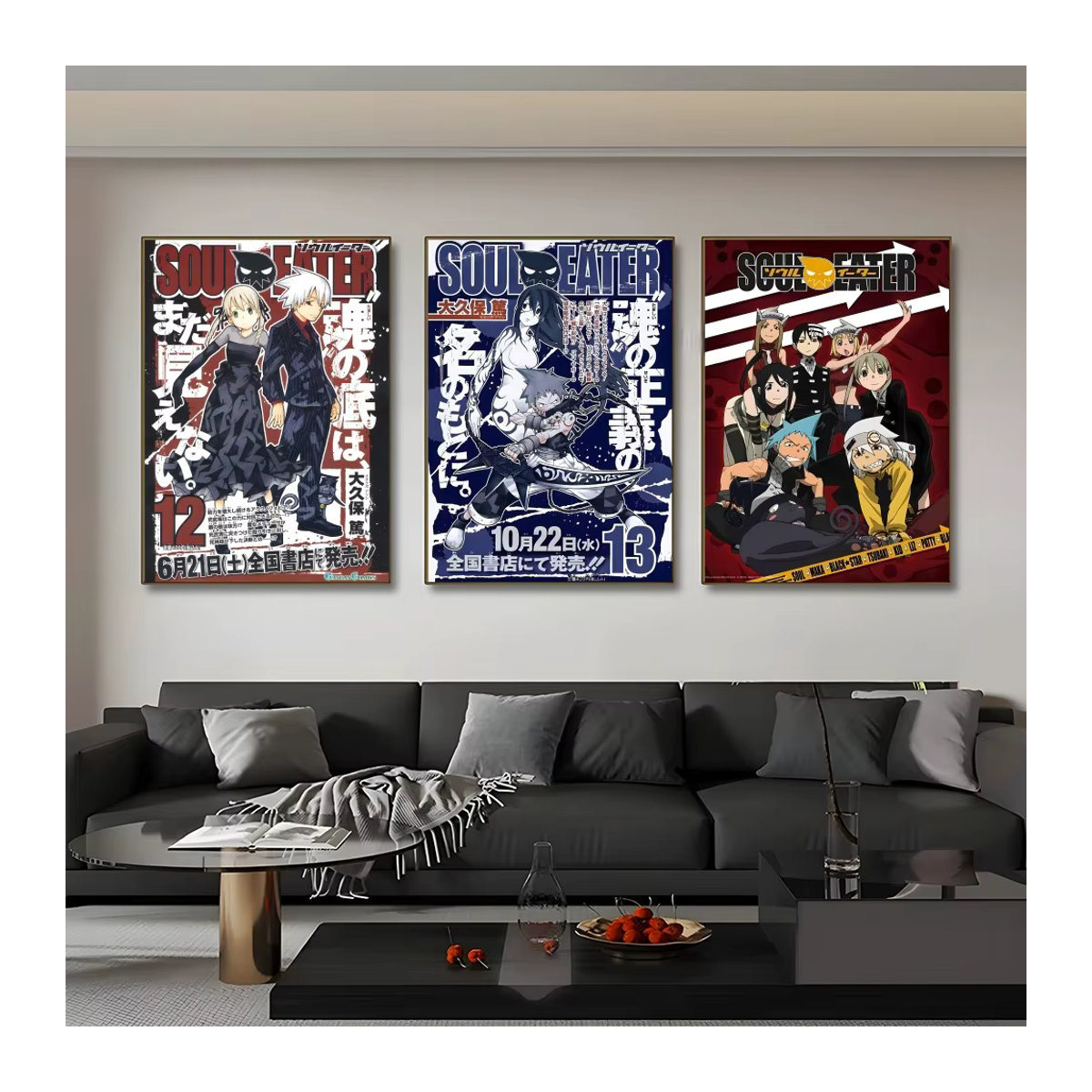 S-Soul E-Eater Japan Anime Poster Wandkunstdruck Porträt Mehrfarbig - Bild 3