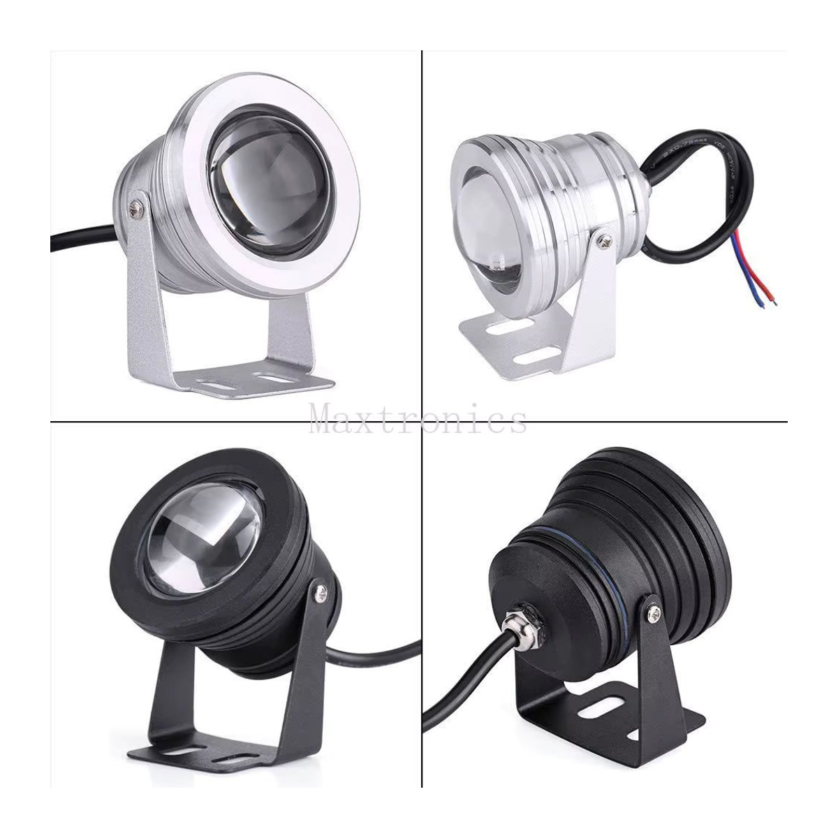 SAGE LU MEI 10W LED Unterwasser Scheinwerfer mit RGB, Weiß und Warmweiß für Pool, Teich und Aquarium IP68 DC12V - Bild 4