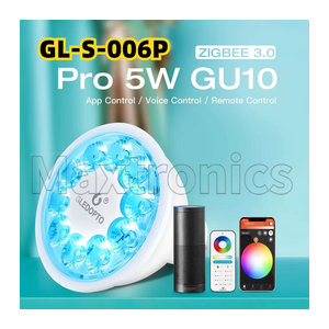 SAGE LU MEI Smart-Lampe Zigbee 3.0 Pro RGB+CCT LED-Strahler GU10 5W Bunt