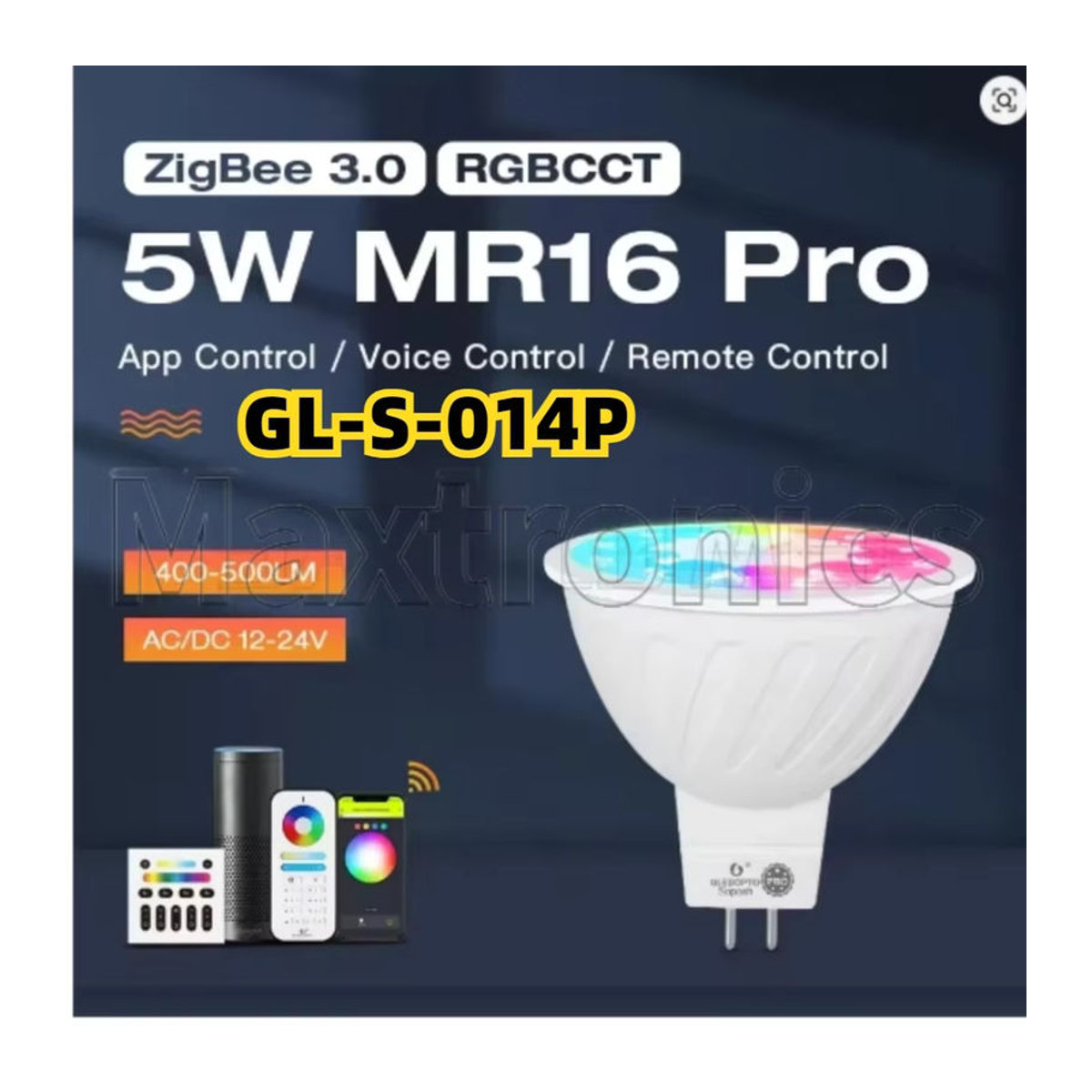 SAGE LU MEI Smart-Lampe Zigbee 3.0 Pro RGB+CCT LED-Strahler GU10 5W Bunt - Bild 2